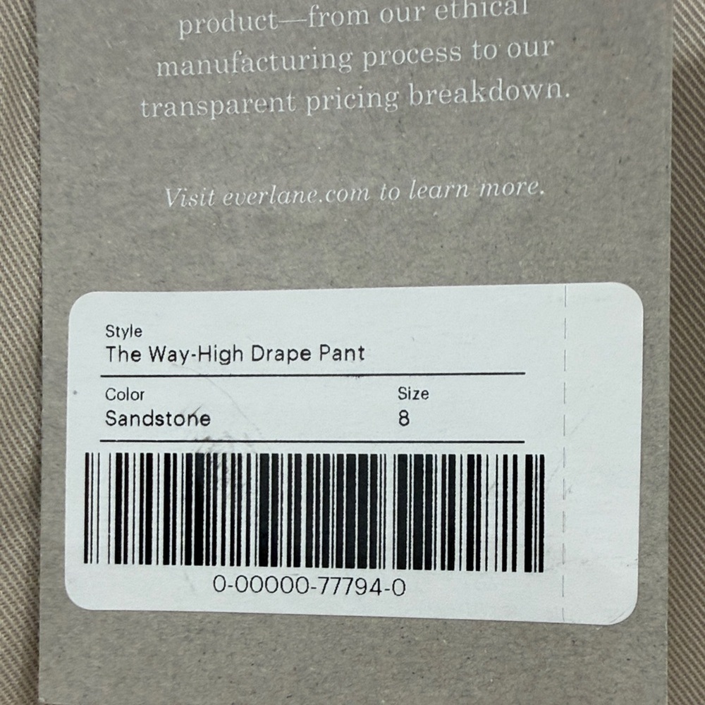 Everlane Way High Drape Pant - Picture 8 of 8